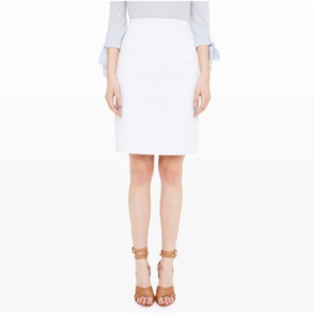 Club Monaco White Pencil Skirt